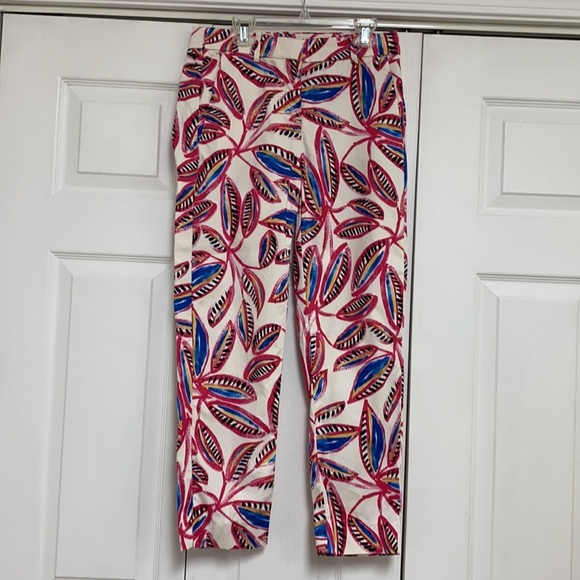 J. Crew Leaf Printed skinny pants FINAL PRICE CLOSET CLOSING: - Picture 7 of 8